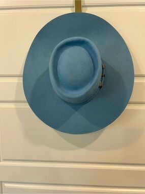 Pro hats turquoise. Collection Women's Wide-Brim Hat in Blue